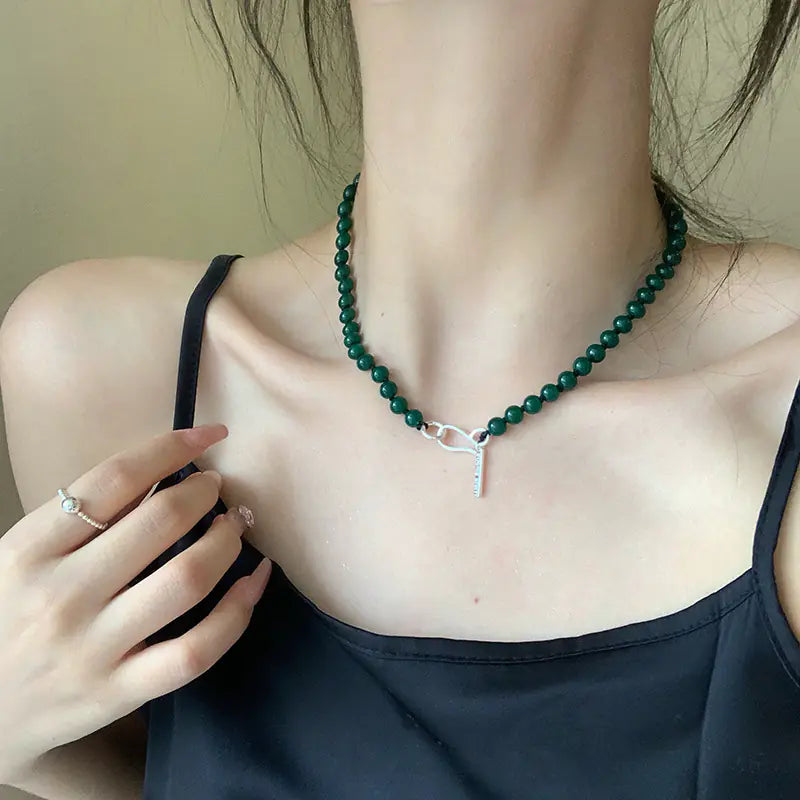 Green Agate Necklace