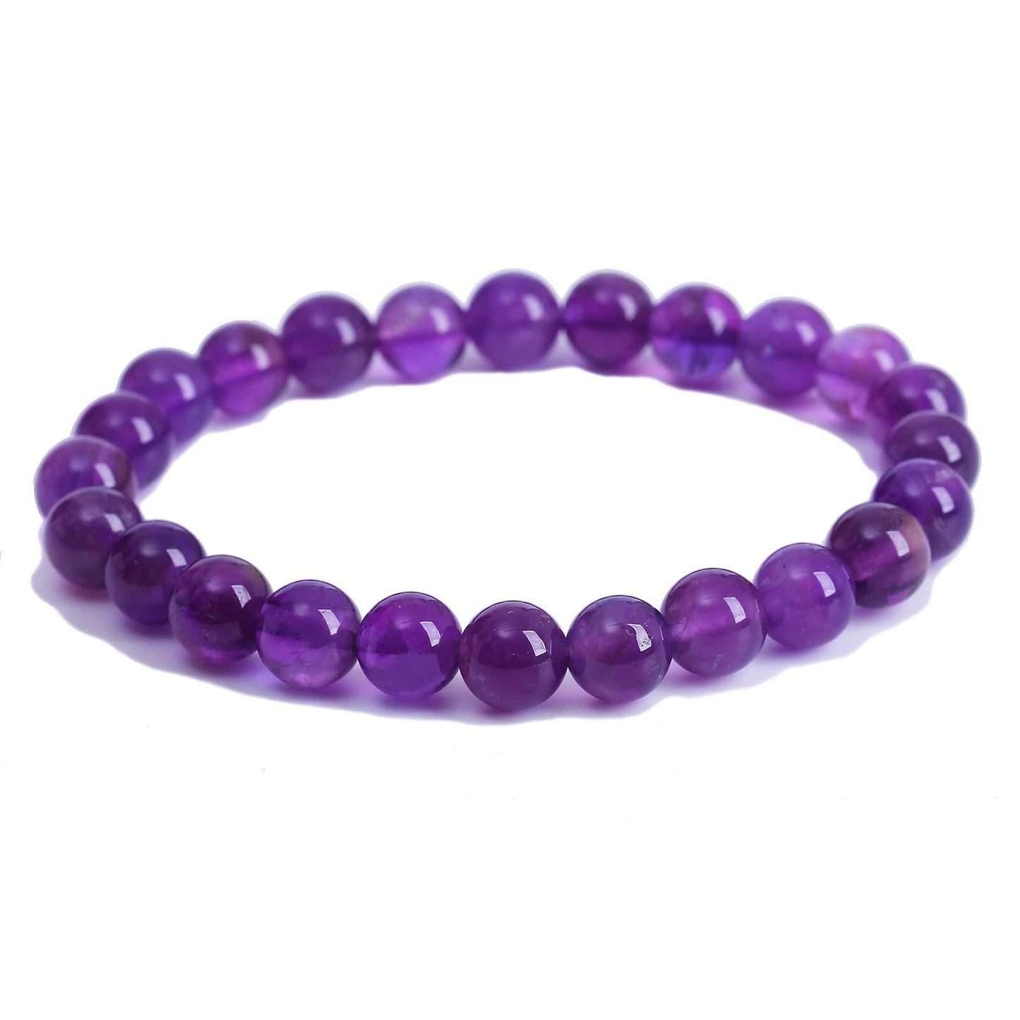 10mm Natural Tiger Eye Bracelet Yoga Single Ring Stlestring Bracelet Handmade Beaded Men's Tiger Eye Bracelet