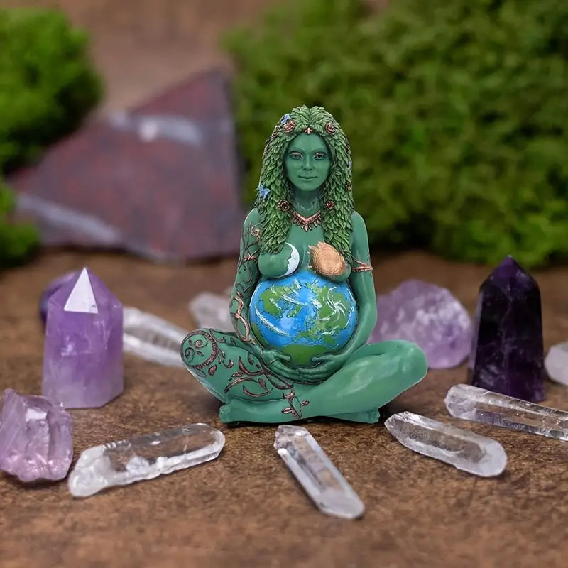 Mother Earth Goddess Statue for Home and Garden Decor