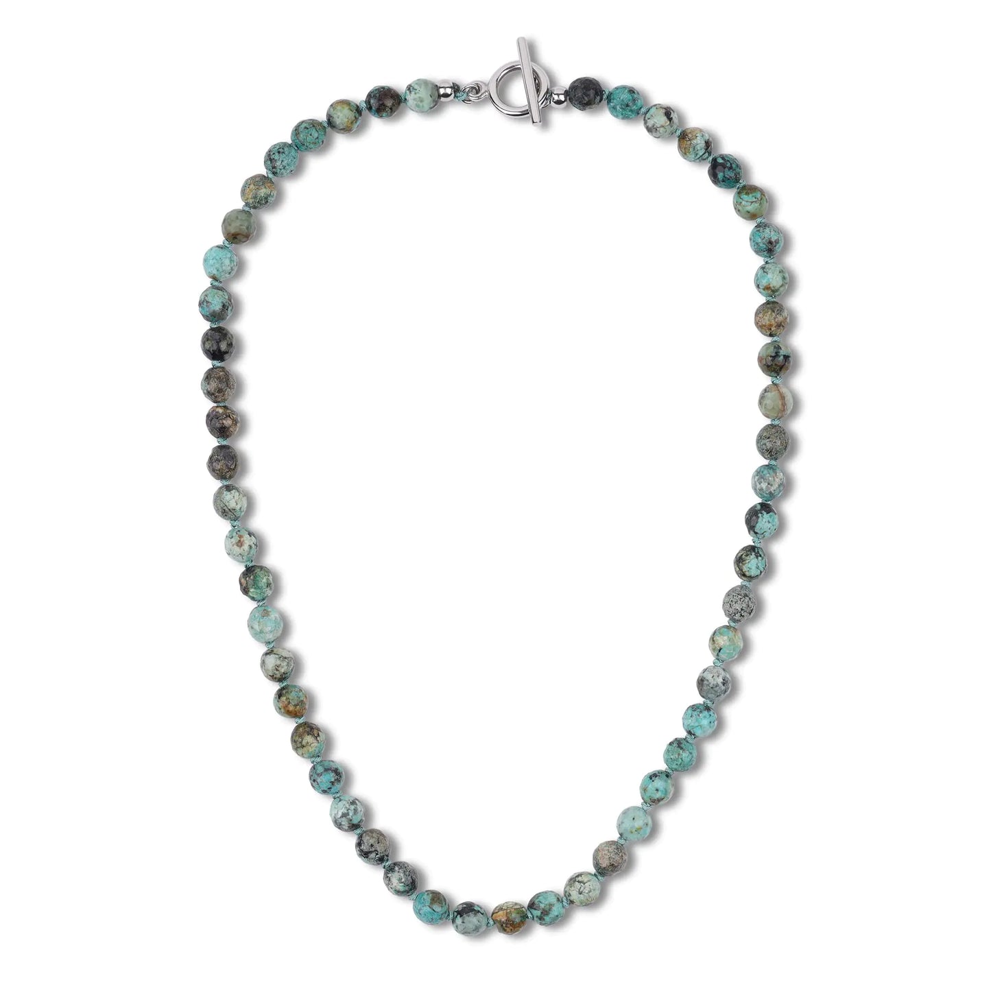 Turquoise Necklace Crystal Beaded Necklace