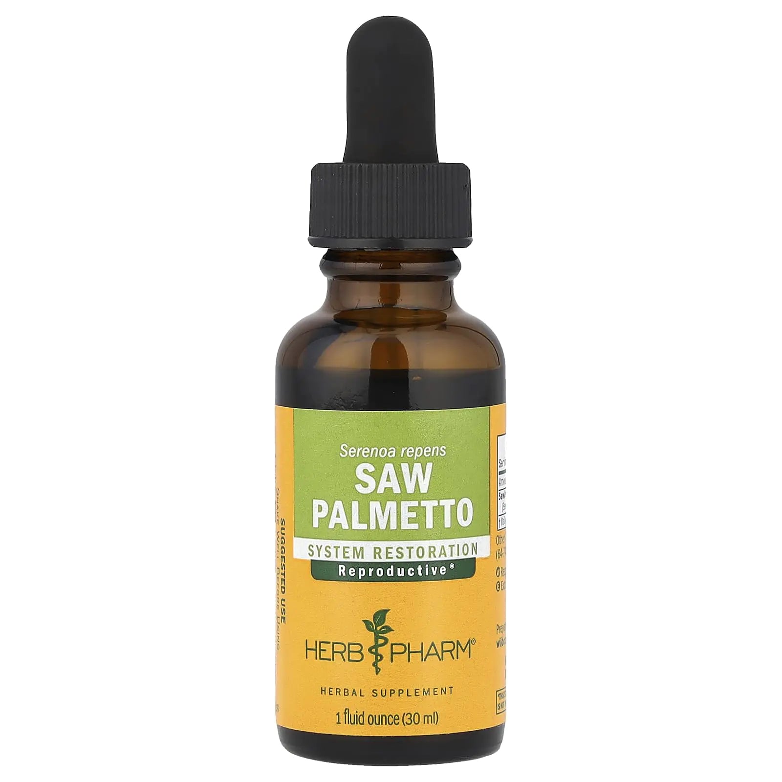 Herb Pharm Saw Palmetto Berry Liquid Extract for Prostate Support - 1 Ounce (DSAW01)