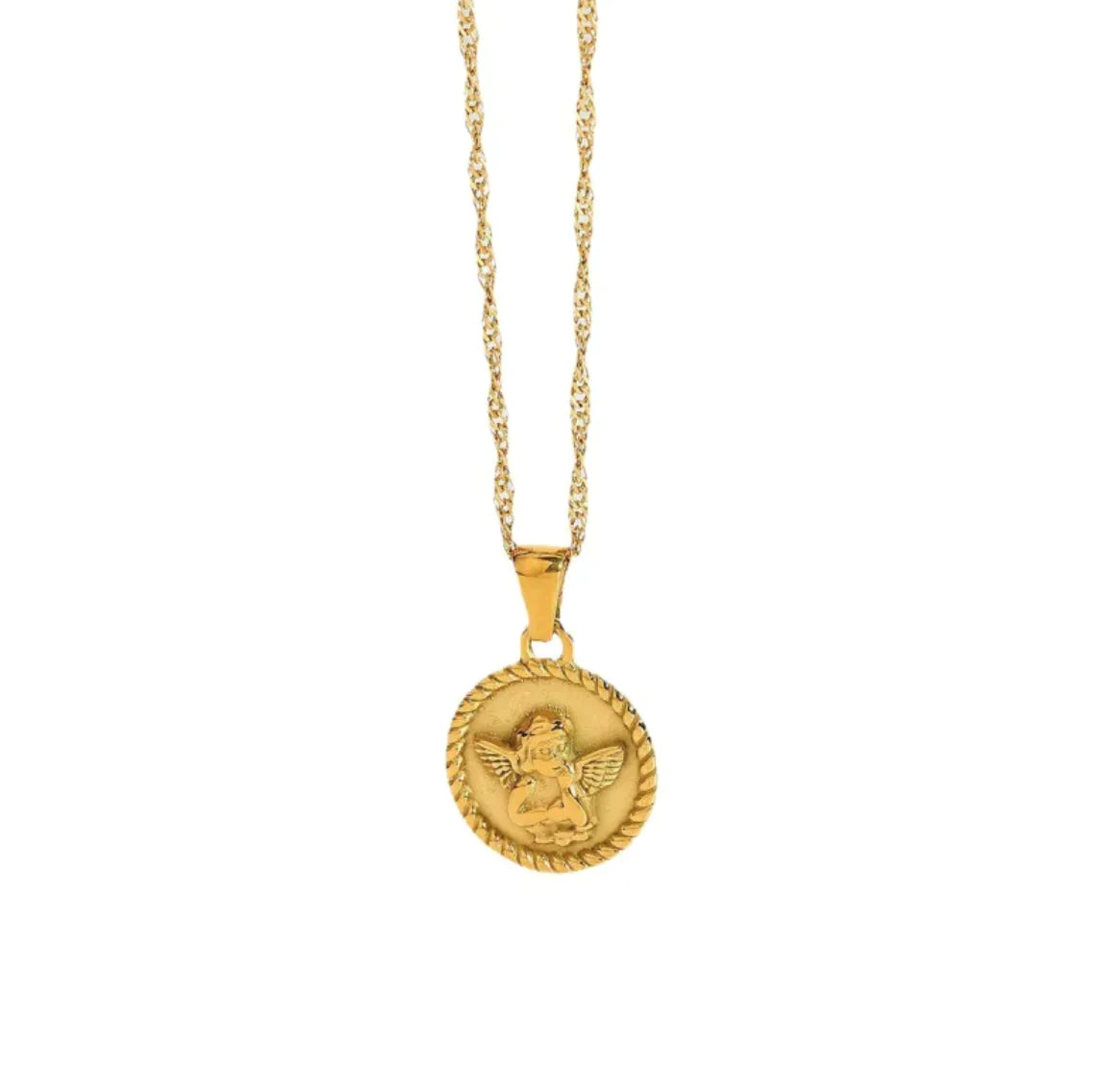 Cupid Angel Pendant Necklace