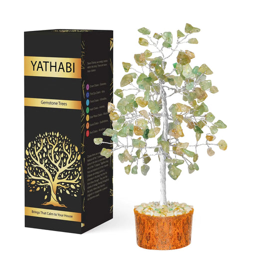 Green Jade Crystal Tree - For Feng Shui & Good Luck