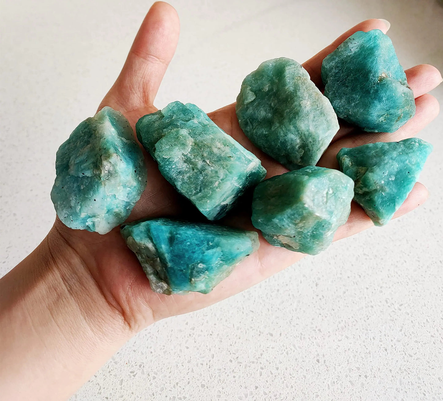 Raw Amazonite Healing Stones