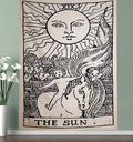 Sun Tapestry with Printed Design