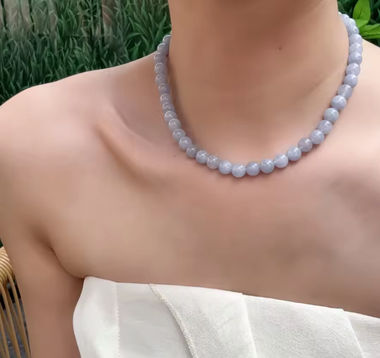 Natural Sea Turquoise Necklace - Luxury High End