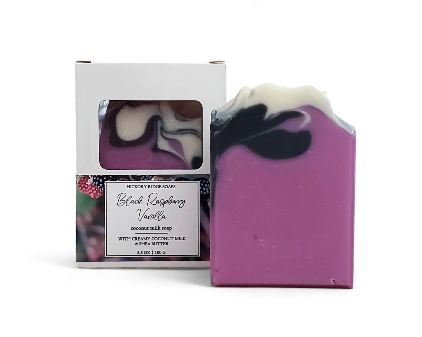 Black Raspberry Vanilla Handmade Soap Bar
