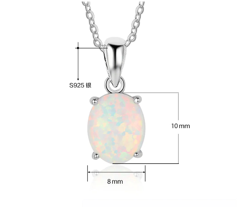 Opal Crystal Necklace