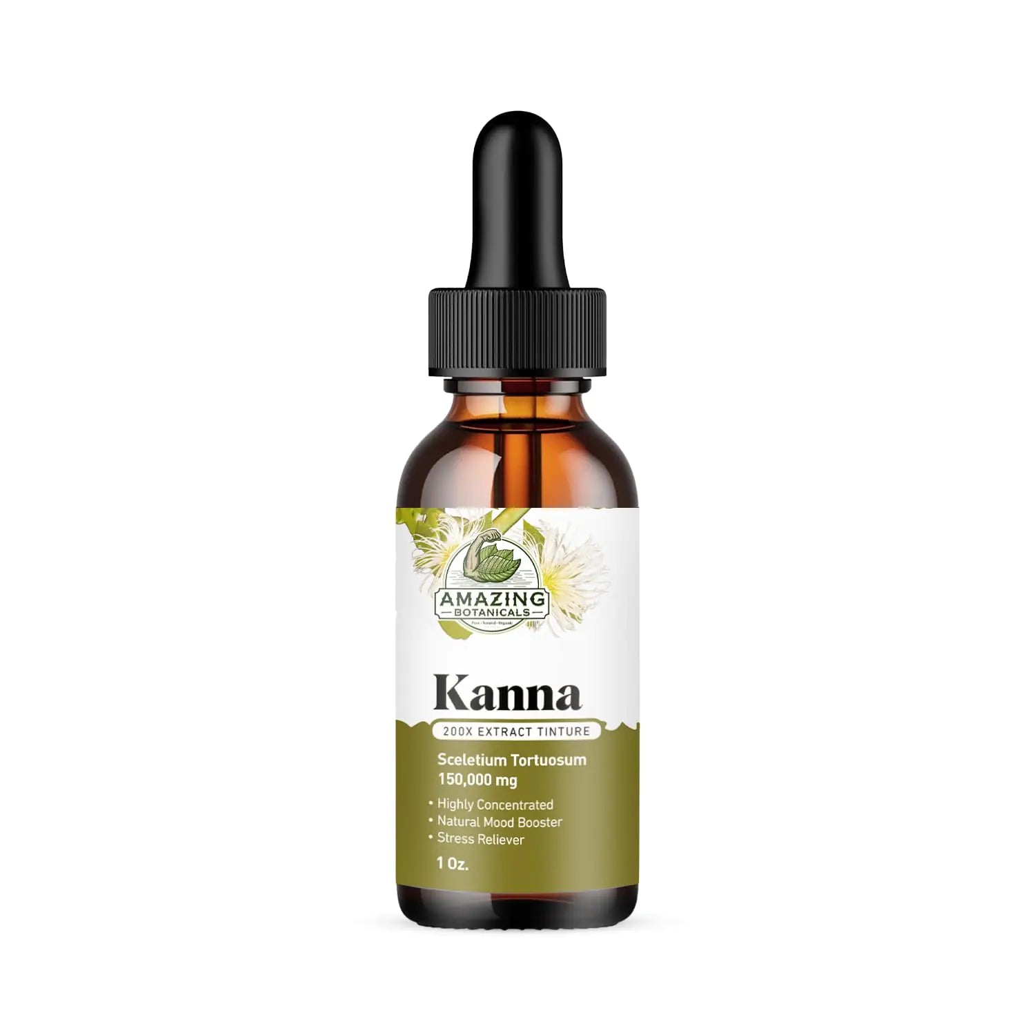 Amazing Botanicals 200x Sceletium Tortuosum Extract Tincture - 150000mg | 30ml