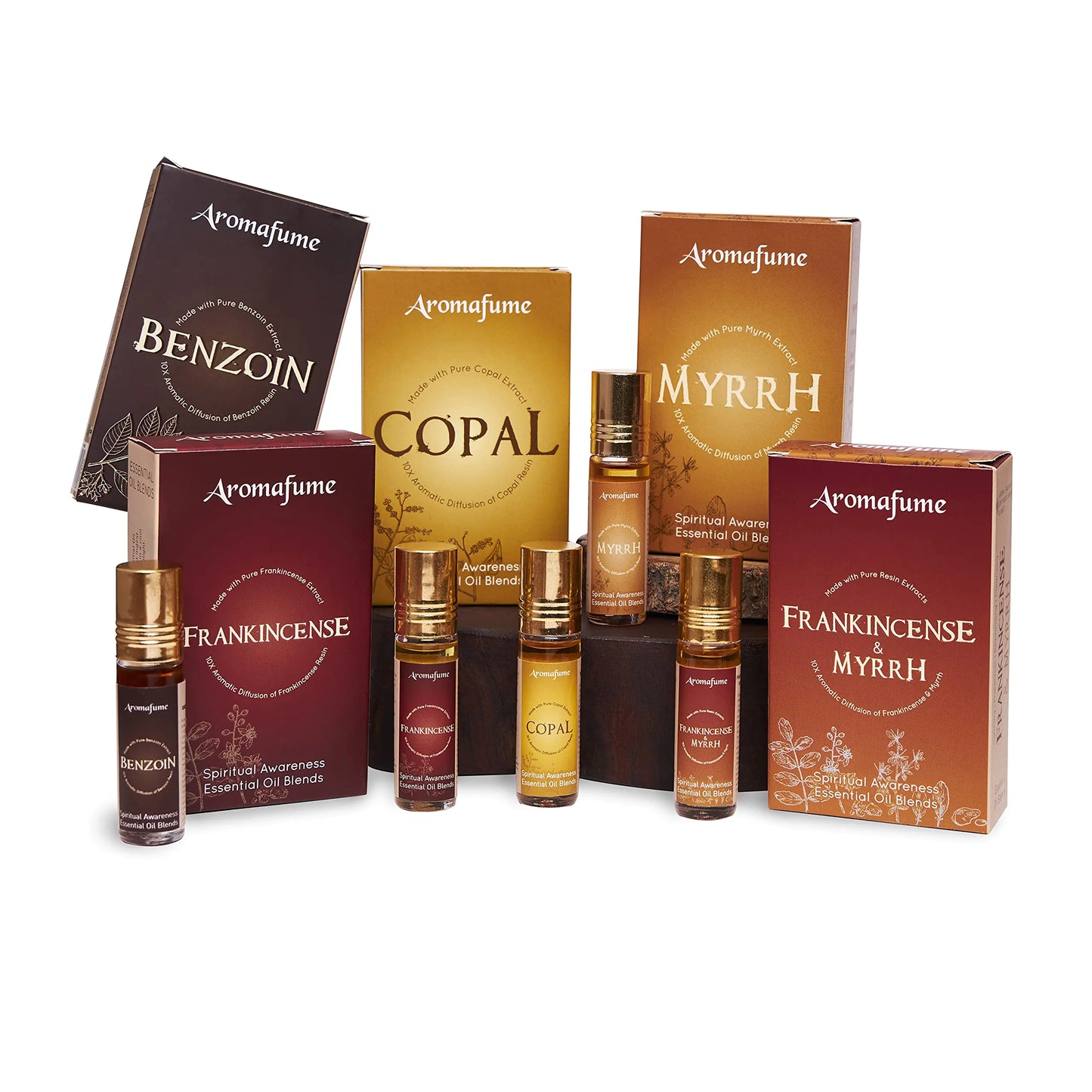 Spiritual Awareness Pure Resin Essential Oil Roll-On Blend Gift Set