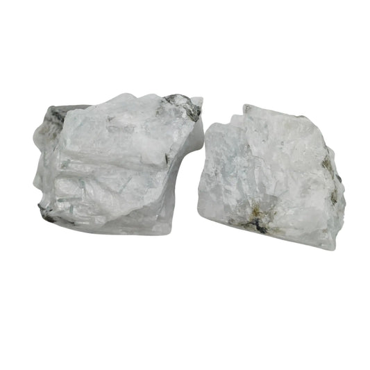 Rainbow Moonstone 2 Pieces Moonstone Crystals