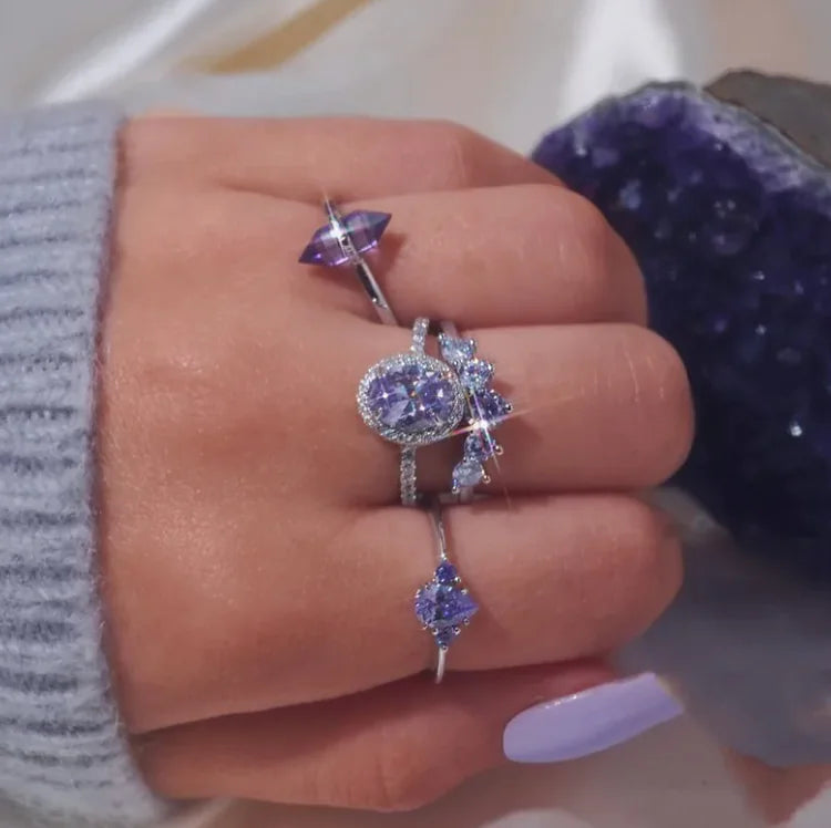 Diamond Crystal Ring