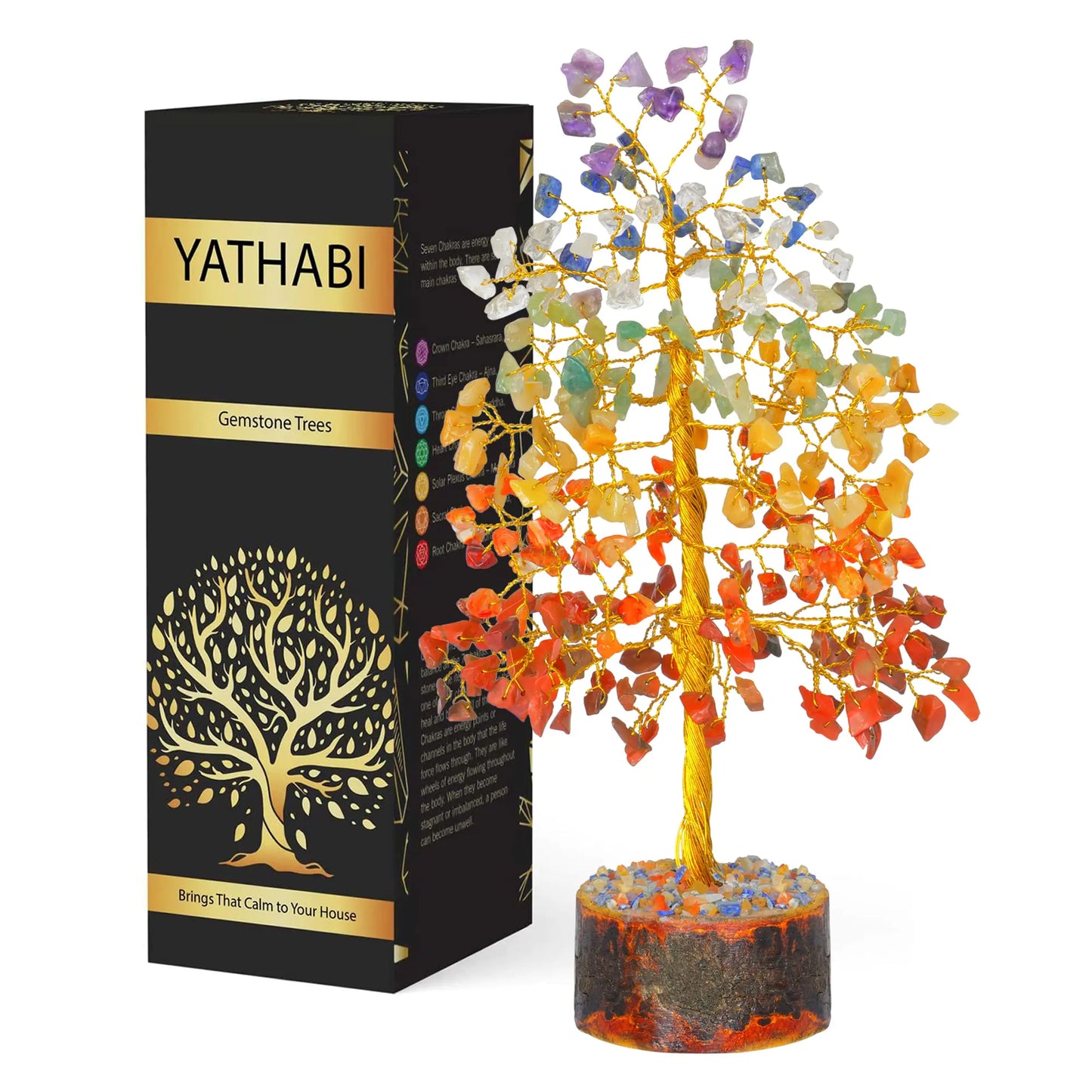 Green Jade Crystal Tree - For Feng Shui & Good Luck