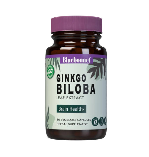 BlueBonnet Ginkgo Biloba Leaf Extract Supplement 30 Count
