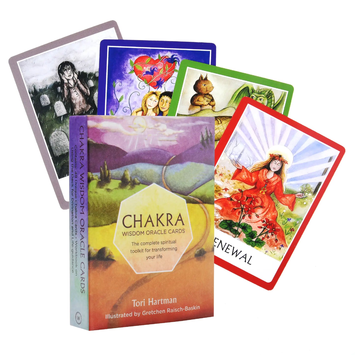Chakra Wisdom Oracle Cards - Tarot Deck in English
