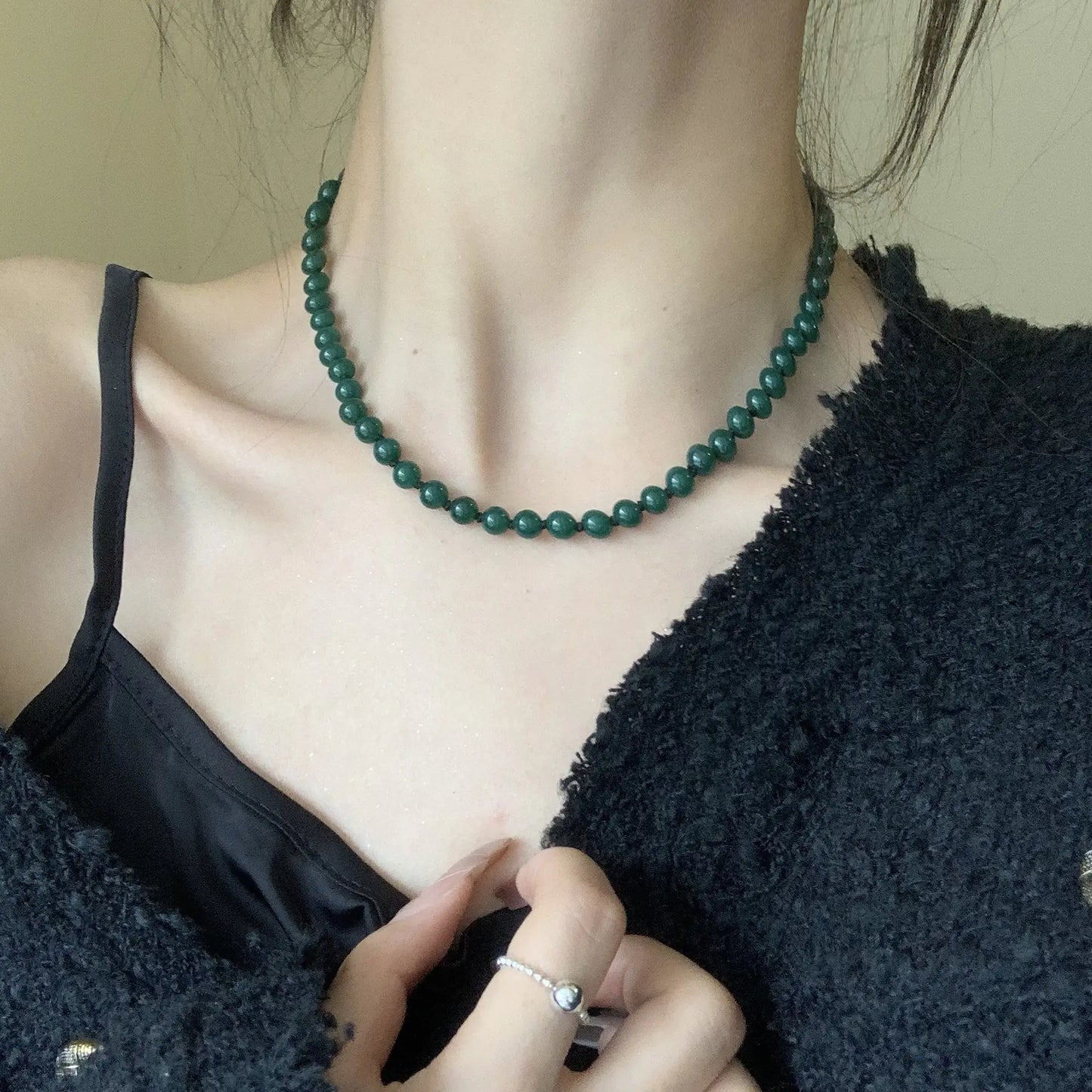 Green Agate Necklace