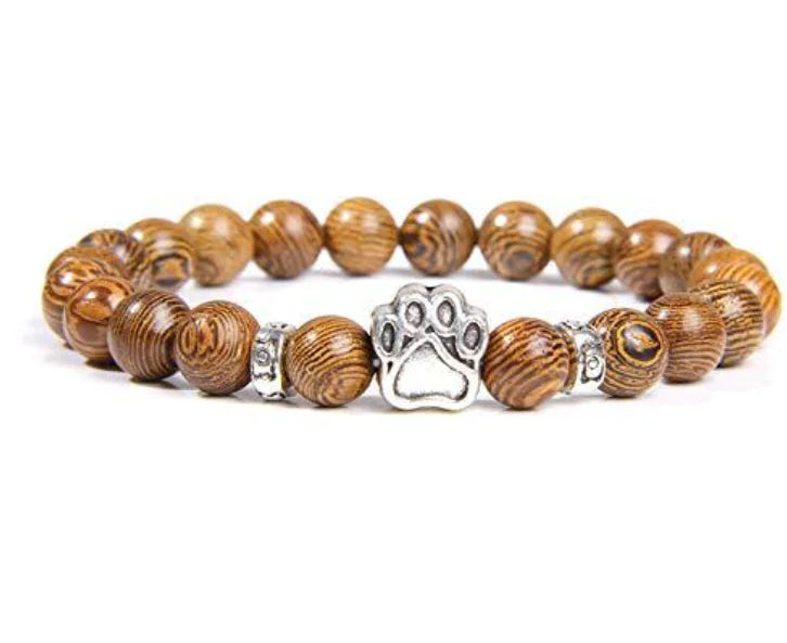 Unisex Lapis Lazuli and Black Agate Chiffon Bracelet