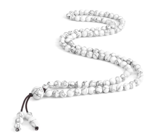 Malachite 108 Beaded Necklace