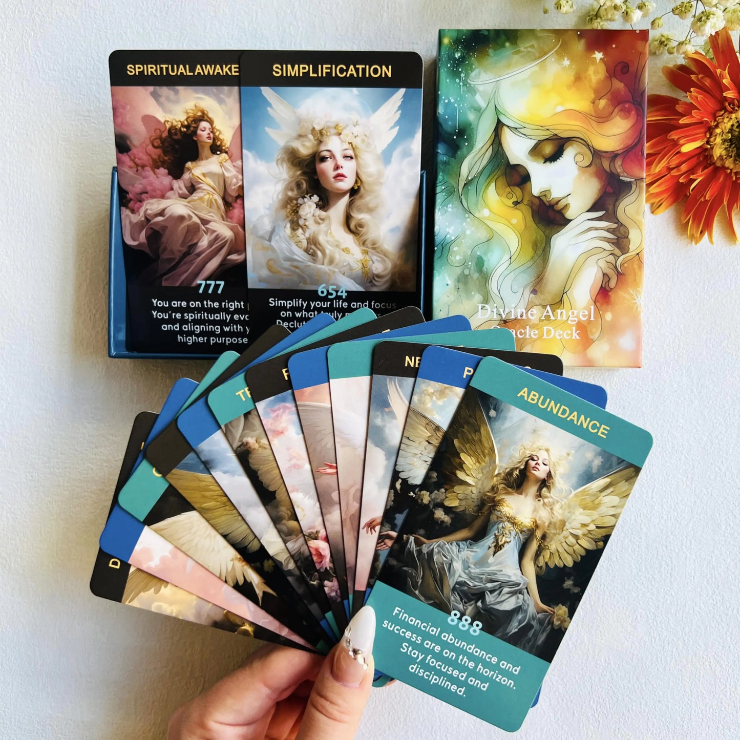 Angel Numbers Oracle Cards